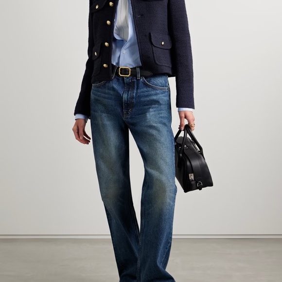 NWT Nili Lotan Paola Jacket in Dark Navy Size Medium (Retail: $1,150) - Picture 3 of 10